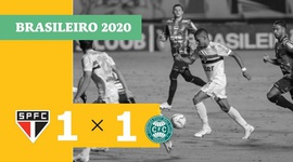 Brasileirão: São Paulo 1 - 1 Coritiba (2020)