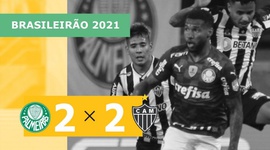 Brasileirão: Palmeiras 2 - 2 Atlético-MG (2021)