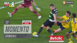 Liga Portugal Betclic: Sporting vs Estoril, Jogada Gyokeres, 22' (2024-2025)