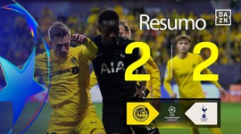 Liga Campeões: Bodo 2 - 2 Tottenham (2025-2026)