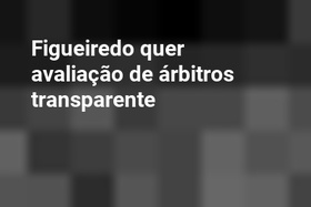 Figueiredo quer avaliação de árbitros transparente