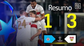 Liga Campeões: Slovan Bratislava 1 - 3 Estugarda (2024-2025)