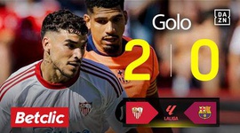 La Liga: Sevilla vs Barcelona, Golo 2-0 Isaac Romero (2025-2026)