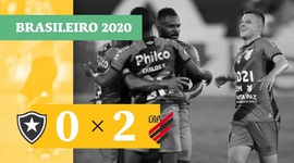 Brasileirão: Botafogo 0 - 2 Athletico-PR (2020)