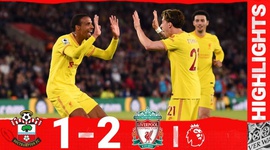 Premier League: Southampton 1 - 2 Liverpool (2021-2022)