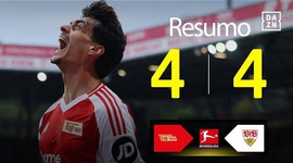 Bundesliga: Union Berlin 4 - 4 Estugarda (2024-2025)