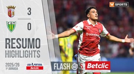 Liga Portugal Betclic: Sp. Braga 3 - 0 Tondela (2025-2026)