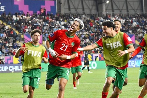 Marrocos bate Argentina com 'bis' de Zabiri e conquista mundial de sub-20