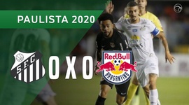 Campeonato Paulista: Santos 0 - 0 Bragantino-SP (2020)