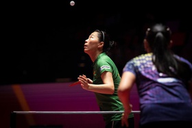 Fu Yu eliminada na estreia do China Smash de ténis de mesa