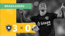 Brasileirão: Botafogo 3 - 0 Santos (2022)