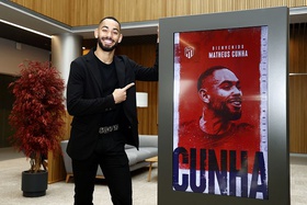 Mercado: Atlético de Madrid anuncia contratação do brasileiro Matheus Cunha