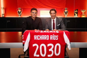 Ríos desabafa: "Chegar ao Benfica foi um salto gigante e quero premiar a confiança"