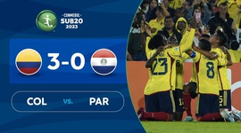 Sudamericano Sub-20: Colômbia 3 - 0 Paraguai (2023)
