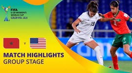 Mundial Feminino Sub-20: Marrocos FM S20 0 - 2 Estados Unidos FM S20 (2024)