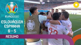 Europeu: Eslováquia 0 - 5 Espanha (2020)