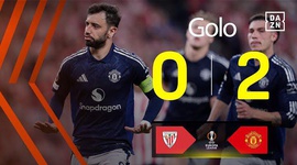 Liga Europa: Athletic Bilbao vs Man Utd, Golo 0-2 Bruno Fernandes (2024-2025)