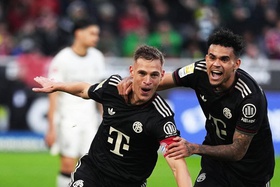 Bayern mantém liderança com oitava vitória consecutiva na Bundesliga