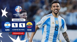 Copa América: Argentina 4 - 2 g.p Equador (2024)