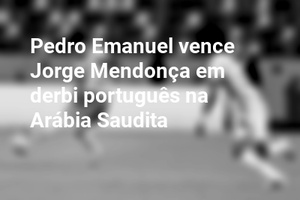 Pedro Emanuel vence Jorge Mendonça em derbi português na Arábia Saudita