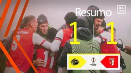 Liga Europa: Elfsborg 1 - 1 Sp. Braga (2024-2025)