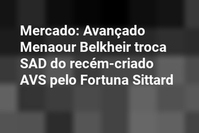 Mercado: Avançado Menaour Belkheir troca SAD do recém-criado AVS pelo Fortuna Sittard