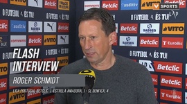 Liga Portugal Betclic: Rescaldo de Roger Schmidt ao CF Estrela Amadora 1 - 4 Benfica (2023-2024)