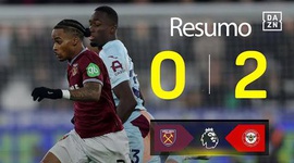 Premier League: West Ham 0 - 2 Brentford (2025-2026)