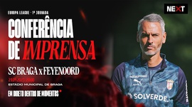 Liga Europa: Antevisão de Carlos Vicens e Víctor Gómez ao Sp. Braga vs Feyenoord (2025-2026)