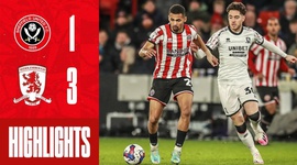 Championship: Sheffield Utd 1 - 3 Middlesbrough (2022-2023)