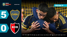 Liga Profesional: Boca Juniors 5 - 0 Newell´s Old Boys (2025)