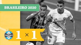 Brasileirão: Grêmio 1 - 1 Atlético-MG (2020)