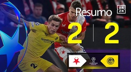 Liga Campeões: Slavia 2 - 2 Bodo (2025-2026)
