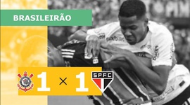 Brasileirão: Corinthians 1 - 1 São Paulo (2023)