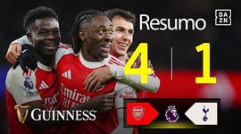 Premier League: Arsenal 4 - 1 Tottenham (2025-2026)
