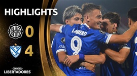Copa Libertadores: Club Olimpia 0 - 4 Vélez Sarsfield (2025)