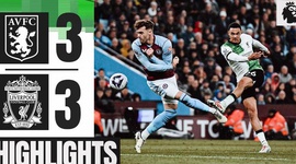 Premier League: Aston Villa 3 - 3 Liverpool (2023-2024)