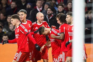Liga dos Campeões: Benfica estreia-se a vencer na presente edição da prova