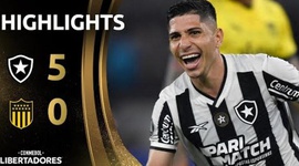 Copa Libertadores: Botafogo 5 - 0 Peñarol (2024)