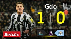 Premier League: Newcastle vs Man City, Golo 1-0 Barnes (2025-2026)