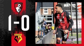 Championship: AFC Bournemouth 1 - 0 Watford (2020-2021)