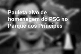 Pauleta alvo de homenagem do PSG no Parque dos Príncipes