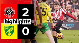 Championship: Sheffield Utd 2 - 0 Norwich (2024-2025)