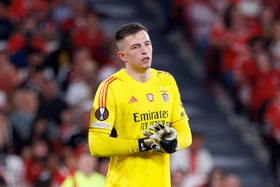 Trubin celebra 100 jogos pelo Benfica e dedica triunfo na Supertaça aos adeptos