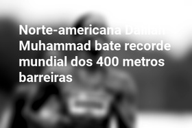 Norte-americana Dalilah Muhammad bate recorde mundial dos 400 metros barreiras