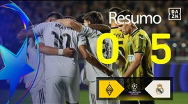 Liga Campeões: FK Kairat 0 - 5 Real Madrid (2025-2026)