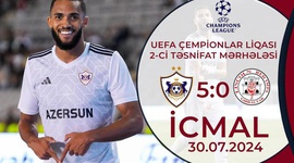 Liga Campeões: FK Qarabagh 5 - 0 Lincoln Red Imps (2024-2025)