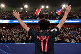 Liga dos Campeões: Vitinha assina primeiro 'hat-trick' da carreira no triunfo do PSG