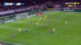 Serie A: Milan vs Fiorentina, Golo 0-1 R. Gosens (2025-2026)