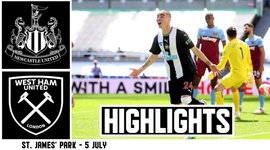 Premier League: Newcastle 2 - 2 West Ham (2019-2020)